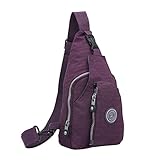 Daosen Women Casual Chest Pack Unbalance Backpack Sport Sling Bag/Hiking Bag