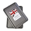 32cm-Non-Stick-Oven-Baking-Tray-Roasting-Twin-Pack-Sets-PFOA-BPA-Free-Cookware-Made-in-England-Medium-Twin-Set 32cm Non Stick Oven Baking Tray Roasting Twin Pack Sets PFOA BPA Free Cookware Made in England (Medium Twin Set)