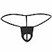 FEESHOW Men's Open Front Hole G String Thongs Underwear T-Back