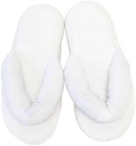 Aquasentials Terry Cloth Spa Slippers Sz Mid-Wide (Medium)