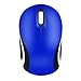Portable Perman Cute Mini 2.4GHz Wireless 3 Buttons Optical Mouse Mice with USB Receiver for Computer PC Laptop Notebook Blue