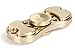 Nobu Customs Brass Metal CNC Made Fidget Spinner - EDC Fidget Toy For Kids & Adults-Fiddle Sensory Toy For Anxiety- Stress & Anxiety Relief, Boost Focus, Fight Autism, GAD, Bad Habits