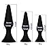 3 Sizes Of Anal Butt Plug - Silicone Anal Commander Collection Sex Toy, Trainer, Prostate Massage - for Male, Female, and Beginner