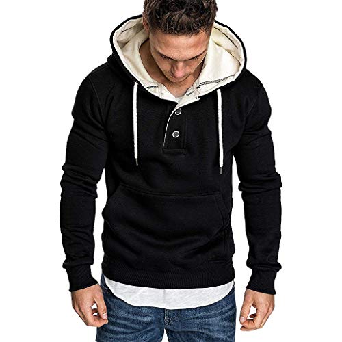 Jeans Plain Black Pullover Hoodie Men's Buy Men Black Solid