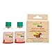 GreenWay Fruit Fly Trap (2 bottles) | Natural Liquid Attractant, Ready To Use Bottles | Safe, Non-Toxic with No Insecticides or Odor, Eco Friendly, Kid and Pet Safe primary