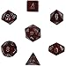 Chessex Polyhedral 7-Die Dice Set - Speckled Silver Volcano
