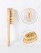 Natural Boar Bristle Body Brush and Soft Wool and Boar Bristle Face Brush Set for Wet/Dry Bath Brushing Shower, Washing, Excellent for Skin Exfoliating, Cellulite Treatment and Lymphatic Massage.