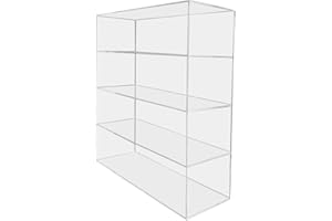 Retail Store Display Case 16 Inch Wide Durable Clear Acrylic Doorless Bakery Pastry Shop Countertop Showcase by Marketing Holders