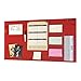 STEELMASTER Magnetic Board with Dry-Erase Pad, Pen and Magnets, 14 x 30 Inches, Red (270163007)