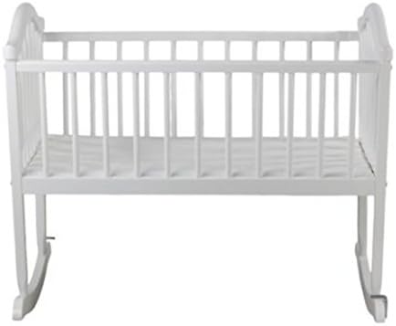 White Attractively Designed Rocking Cradle