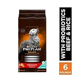 Purina Pro Plan With Probiotics Dry Dog Food, SAVOR Shredded Blend Beef & Rice Formula - 6 lb. Bag