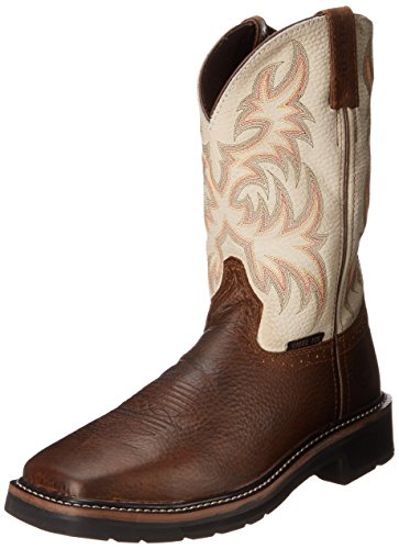 Justin Original Work Boots Men's Stampede Steel Toe Work Boot,Copper Kettle Cowhide,11 EE US