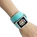 Wearlizer Genuine Leather Watch Band Replacement Strap w/ Metal Clasp for Apple Watch Series 1 2 All Models Double Tour Design - 38mm Tur