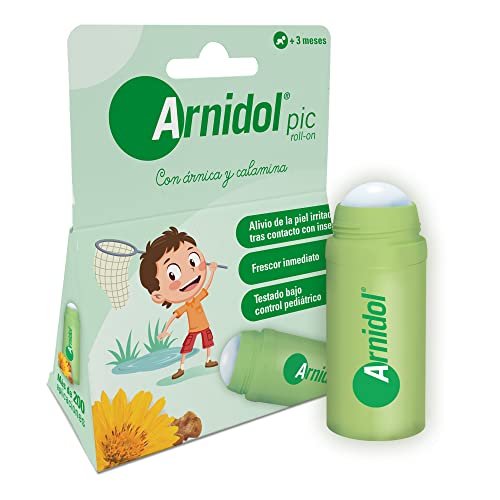 Arnidol - Pic Roll On, Soothes, Refreshes and Soothes the Skin after Contact with Insects, with Arnica, Boswelia and Calamine, Suitable from 3 Months of Age - 30 ml