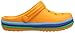 Crocs Unisex-Child Crocband Rainbow Band Clogs, Blazing Orange, 1 Little Kid