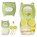 Polytree Piggy Design Travel Contact Lens Case Box Set Cleaning Holder Soak Storage - Random Color(Piggy Shape)
