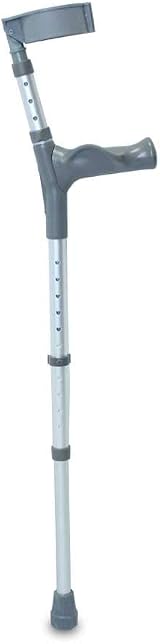 NRS Healthcare Double Adjustable Crutches with Comfy Handle Regular Pair view 2