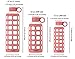 purifyou Premium 32/22 / 12 oz Glass Water Bottles w/Time and Volume Markings Plus Ultra-Soft Silicone Sleeve & Stainless Steel Lid Insert (Terra Cotta, 32 oz)