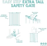 Regalo Easy Step Walk Thru Baby Safety Gate with Extension Kit Black view 11