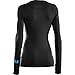 Under Armour Women's UA Base 2.0 Crew, Black/Cortez MD (US 8-10)
