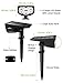 LITOM 12 LED Solar Landscape Spotlights, IP67 Waterproof Solar Powered Wall Lights 2-in-1 Wireless Outdoor Solar Landscaping Light for Yard Garden Driveway Porch Walkway Pool Patio 2 Pack Multicolored
