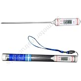 Digital Cooking Thermometer with Stainless Steel Probe