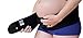 Baby Belly Band Original Pregnancy and Post Partum Belt for Maternity Support, Black - Black - Small