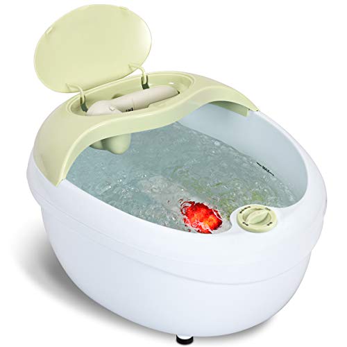 Giantex Foot Bath Massager Spa, Warm Heat Bubbles Electric Handheld