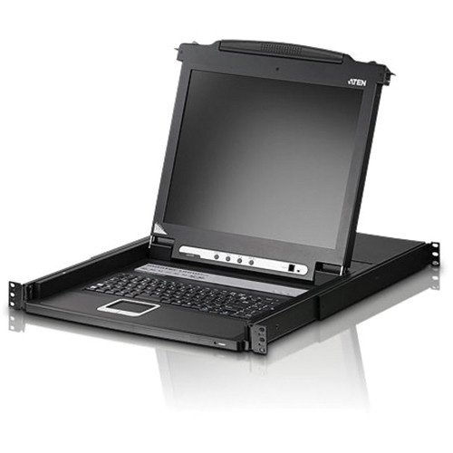Aten-Network-CL1308N-8Port-19inch-LCD-Integrated-USBPS2-Combo-KVM-Retail