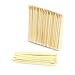 BambooMN 11cm 4mm Nail Cuticle Pushers/Cuticle Remover, Bamboo Wooden Stick, 100 Pieces | Great for DIY Wedding Nails