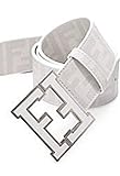 Men's Fendi Zucca white Belt (90cm waist 30-32)