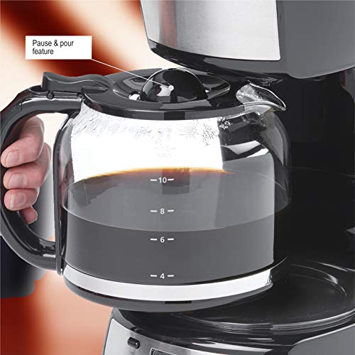 Betty Crocker BC-2809CB Kaffeemaschine für 12 Tassen, Edelstahl, mehrfarbig – Bild 6