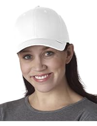 Yupoong V-Flexfit Constructed Mid-Profile Cotton Twill Cap, White, L/XL