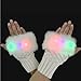 DX DA XIN LED Gloves, Light up Rave Gloves Finger Light Gloves Novelty Toys Kids 6 Adjust Modes for LightShow/EDM/Camping/Disco/Wedding/Party/Birthday Gifts (LED Fingerless Gloves)