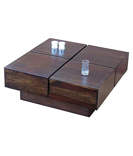 The Attic Meadow Centre Table (Lacquered, Grey Walnut)