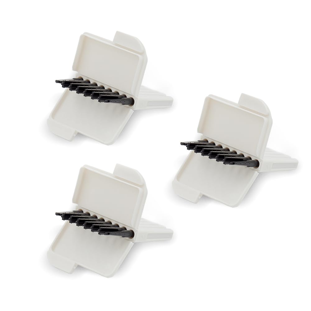 Genuine Original Grey Pack (3 Packs) Wax Traps (24 Units) Widex,Unitron,Phonak