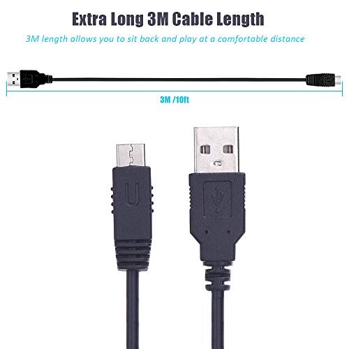 image for 6amLifestyle USB Charger Cable for Nintendo Wii U Gamepad Controller 1