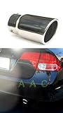 Stainless steel exhaust tip w/ mirror polish finish - Honda Civic 2/4 Door 06+
