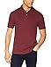 Amazon Essentials Men's Slim-Fit Cotton Pique Polo Shirt, Port, Large