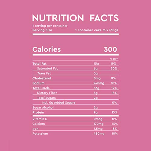 DUNCAN HINES KETO FRIENDLY CAKE CUPS BIRTHDAY CAKE MIX, 2.1 OZ
