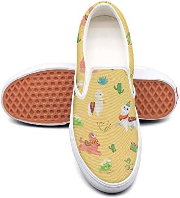 LOKIJM Women Girls Christmas LLama Party Sneakers for Women news Highly Breathable On Running Shoes