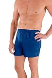 TexereSilk Men's Silk Dress Boxers (The Board Room, Royal Blue, Large) Best Sleepwear for Men MS6102-RYB-L