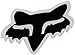 Fox Racing Mens Fox Head Sticker,Black 6,One Size
