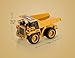 Top Race 4 Channel Mini Remote Control Dump Truck 1:64 Scale, Mini Construction Toys Series (TR-012)