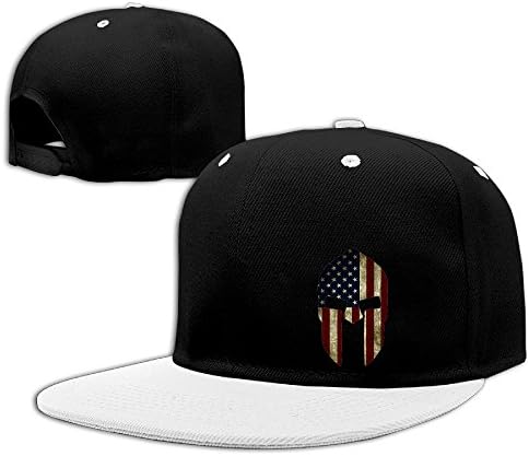 Printing American Flag Spartan Helmet Adult Unisex Cotton Baseball Caps Contrast Color Snapback Baseball Caps