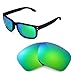 Walleva Emerald Mirror Coated Polarized Replacement Lenses for Oakley Holbrook Sunglasses