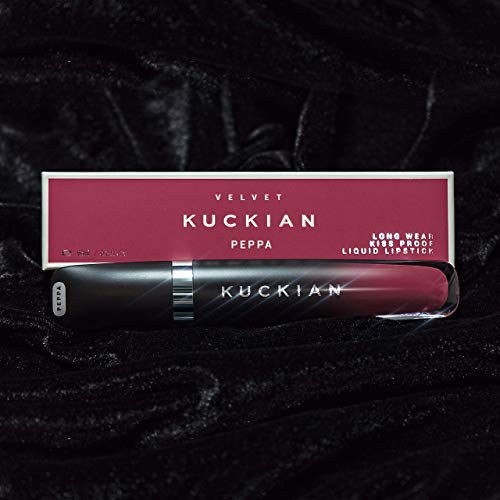 PEPPA - Rich Spring Pink Lipstick - Liquid Velvet Supremé by Kuckian - Vitamin E, Cruelty Free, Vegan, Long Lasting
