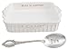 Mud Pie Circa Holiday Baking Set, White
