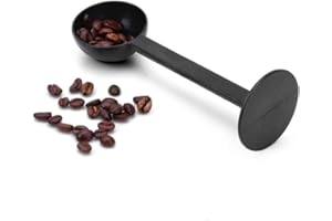 2 in 1 Spoon 10G Plastic Coffee Powder Measuring Spoon Tamper Utensil Black Fashion in Practical