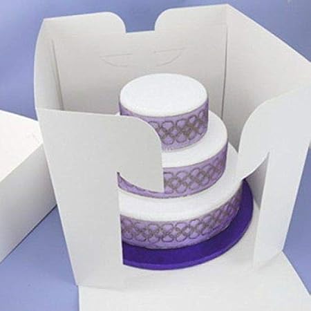 Caja alta para tartas de varios pisos: Amazon.es: Hogar